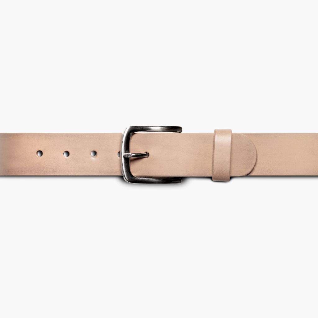 Men's Heritage Leather Belt | Natural Vachetta - Image 2