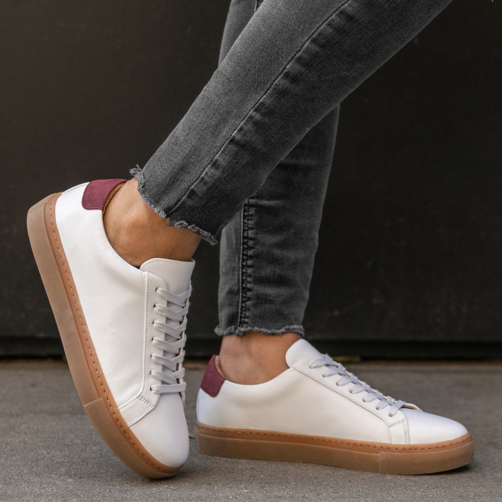 Women's Legacy | White x Burgundy - Image 7